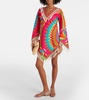 Bersaglio fringed cotton kaftan