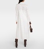 Embroidered Ease cotton shirt dress