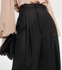 High-rise wide pants