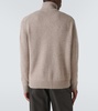 Cashmere half-zip sweater