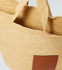 Paula's Ibiza Slit Large raffia tote bag