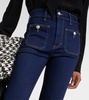 Carson cropped flared jeans