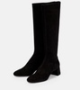 Saint Honore suede knee-high boots