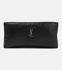 Calypso leather long zipped pouch