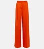 Dale high-rise wool pants