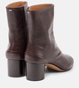 Tabi leather ankle boots