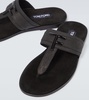 Brighton leather thong sandals