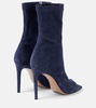 Amanda 105 suede ankle boots