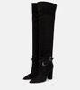 Suede over-the-knee boots