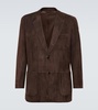 Suede blazer