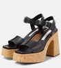 Skyla faux leather platform sandals