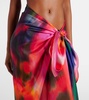 Atmosphere Bore silk beach cover-up