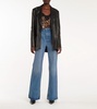 High-rise wide-leg jeans