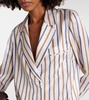 Lusanne striped satin shirt