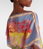 Etro Summer silk twill top