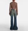 2024F high-rise bootcut jeans