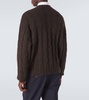 Cable-knit cashmere sweater