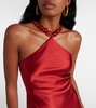 Cadence beaded satin gown