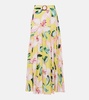 Tina floral maxi skirt