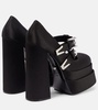 Medusa Aevitas satin platform pumps