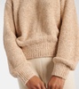 Cocooning silk, cashmere, and linen sweater