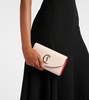 Loubi54 leather clutch with chain