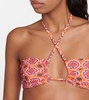 Printed halterneck bikini