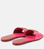 Dafne patent leather slides