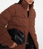 Ovatta wool and cashmere down jacket