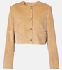 Pia cropped cotton corduroy jacket