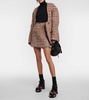 Oversized wool-blend bouclé jacket