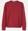 Wool, cotton and cashmere-blend sweater