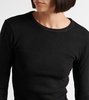 Bina ribbed-knit jersey top