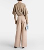 Pablo cotton twill wide-leg pants