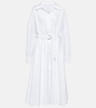 Cotton shirt dress