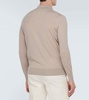 Virgin wool polo sweater