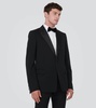 Single-breasted wool tuxedo jacket