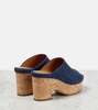 Blue Oli Platform Heeled Sandals