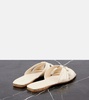 Soft Knot leather slides