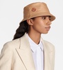 Logo linen bucket hat