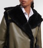 White Label faux shearling-lined jacket