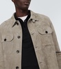 Suede overshirt