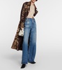 2022F high-rise wide-leg jeans