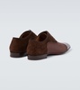 Greggo leather-trimmed suede Oxford shoes