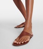 Kouros leather thong sandals