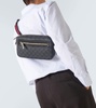 Web Stripe GG Canvas leather-trimmed belt bag