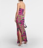 Leocorno silk maxi dress