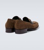 Elkan suede and leather loafers