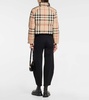 Vintage Check cropped puffer jacket