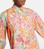 Floral cotton shirt